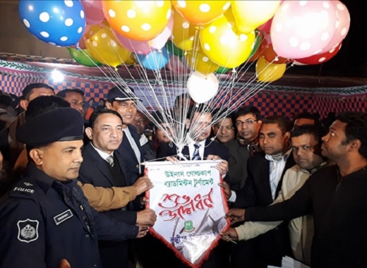 উইনার্স গোল্ডকাপ ব্যাডমিন্টন টুর্ণামেন্ট উদ্বোধন