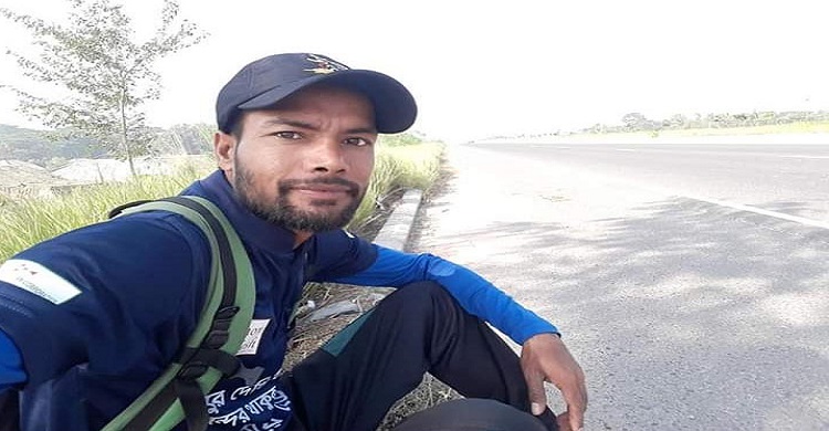 পায়ে হেঁটে ৬৪ জেলায় কাউছারের বৃক্ষরোপণ