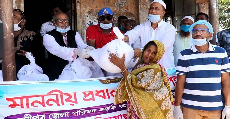 দুর্দিনে অসহায়দের পাশে ছায়া হয়ে কাজ করছেন প্রধানমন্ত্রী