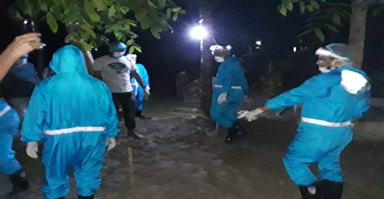 করোনা মৃত লাশ দাফন করলো সবুজ বাংলাদেশ ও ইনাফা