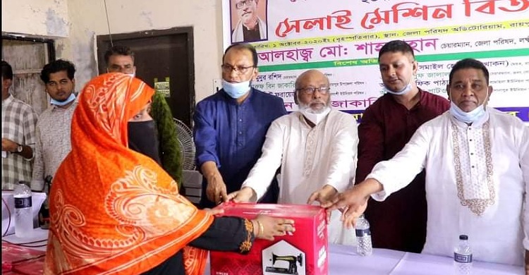 প্রধানমন্ত্রীর জন্মদিনে রায়পুরে সেলাই মেশিন বিতরণ