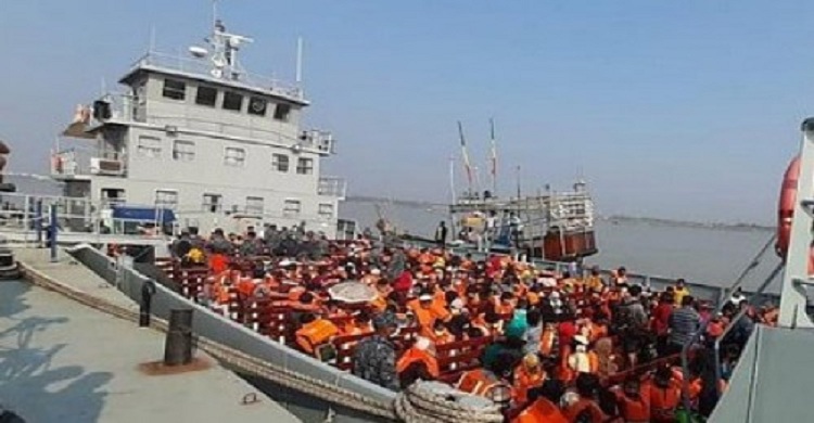 তৃতীয় দফায় ভাসানচরের পথে ১৭৭৮ রোহিঙ্গা