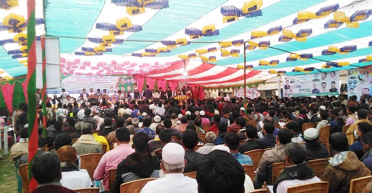 রামগতিতে নৌকার প্রচারণায় কেন্দ্রীয় আ.লীগের পথসভা