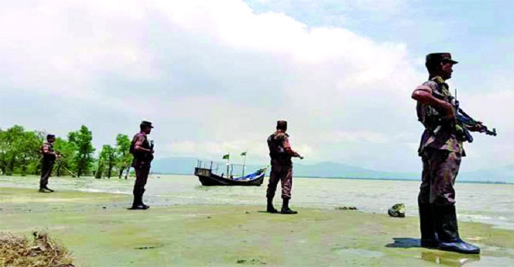 রোহিঙ্গা অনুপ্রবেশের শঙ্কা সীমান্তে সতর্কতা