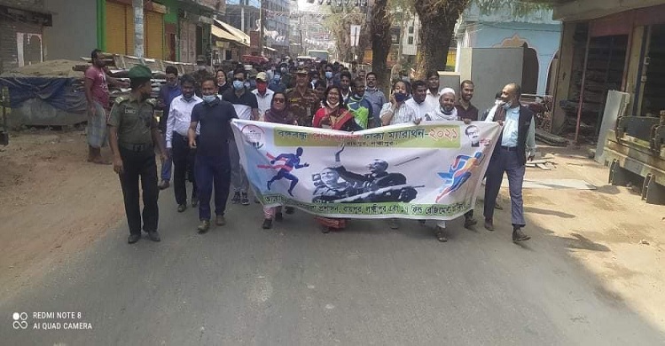 রায়পুরে ‘বঙ্গবন্ধু শেখ মুজিব ঢাকা ম্যারাথন’র উদ্বোধন