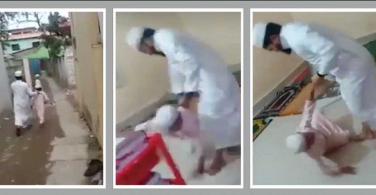 মাদ্রাসা ছাত্রকে নির্মম পিটুনি, আল্লাহর কাছে শিক্ষকের বিচার চান বাবা-মা