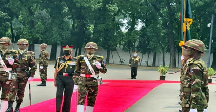 ৫ দিনের সফরে ঢাকায় ভারতের সেনাপ্রধান
