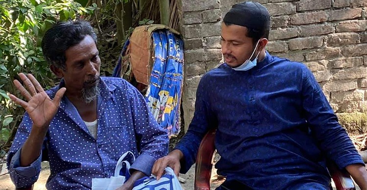 রায়পুরে দুর্ঘটনায় নিহত রাজুর পরিবারের পাশে যুবলীগ নেতা জনি