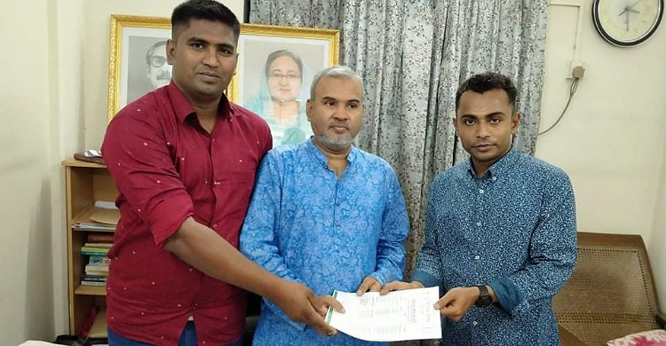 অভিনন্দন লক্ষ্মীপুর মুক্তিযুদ্ধা মঞ্চের সভাপতি মমিন, সম্পাদক রিয়াজ