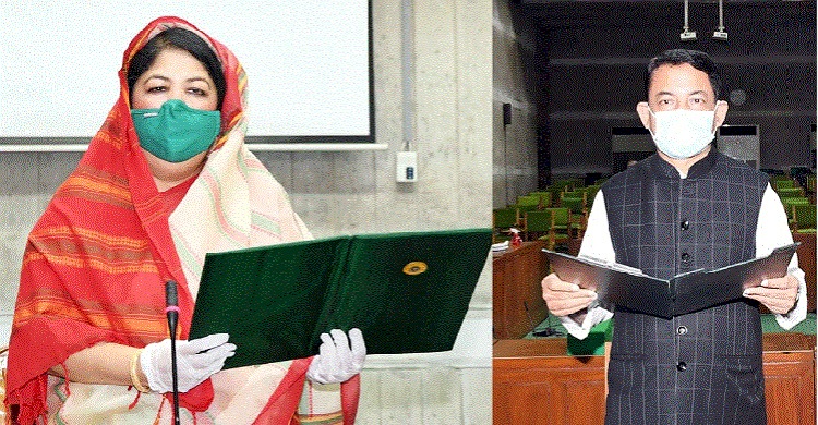 শপথ নিলেন এমপি নুর উদ্দিন চৌধুরী নয়ন