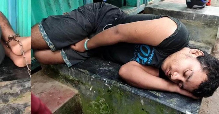 লক্ষ্মীপুরে ৮ বছর শিকলবন্দি মোরশেদ,৩৪ বছর বিছানায় খোরশেদ