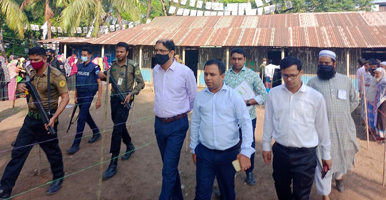 কমলনগরে সুষ্ঠু ও নিরপেক্ষ ভোটগ্রহণে তৎপর প্রশাসন