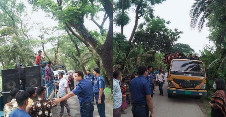 লক্ষ্মীপুর-রামগতি সড়কে ১৩৮ তরুণ আটক, ৯ চালকের জরিমানা