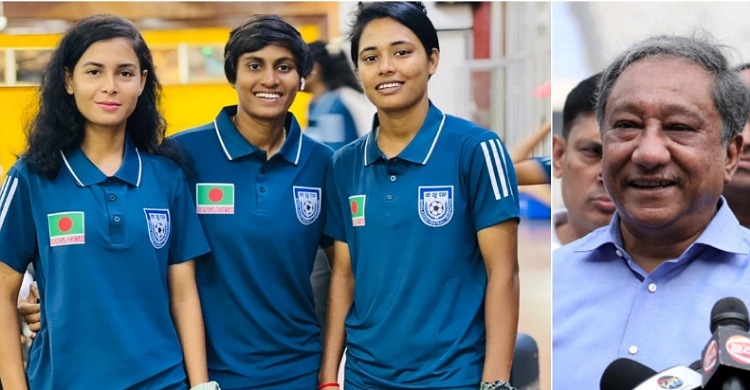 সাফ জয়ী নারী ফুটবল দলকে অর্ধকোটি টাকা পুরস্কার বিসিবির
