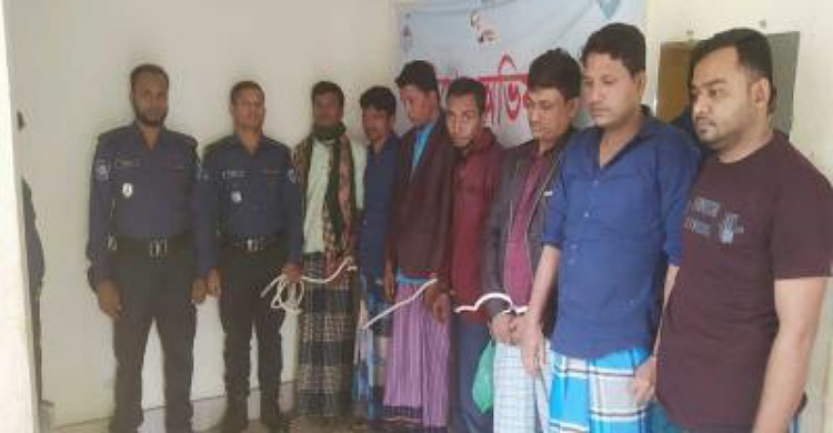 লক্ষ্মীপুরে ৭ জুয়াড়ি কারাগারে