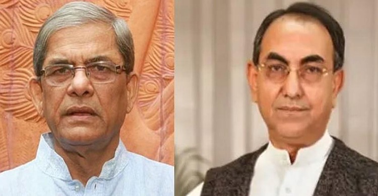 মির্জা ফখরুল ও মির্জা আব্বাসকে আটকের অভিযোগ