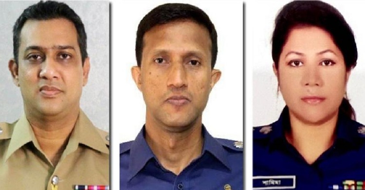 ডিএসসিএসসি কোর্স শেষ করলেন ৩ পুলিশ কর্মকর্তা