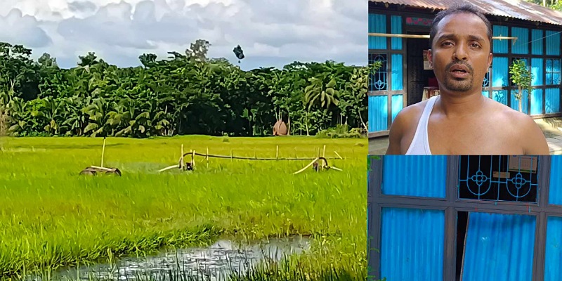 রামগঞ্জে অবৈধ ড্রেজার বন্ধ করতে বলায় কৃষক পরিবারের উপর হামলা ও ভাঙচুর