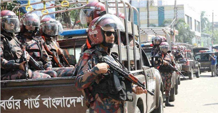 সারাদেশে ২২৮ প্লাটুন বিজিবি মোতায়েন