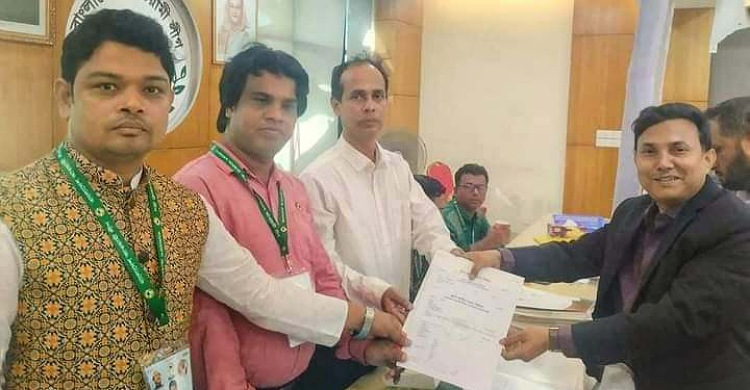 লক্ষ্মীপুর-৩ আসনের মনোনয়ন ফরম নিলেন যুবলীগের শওকত