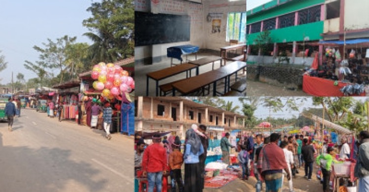 চন্দ্রগঞ্জে স্কুল-মাদরাসা মাঠ ঘিরে অবৈধ মেলা