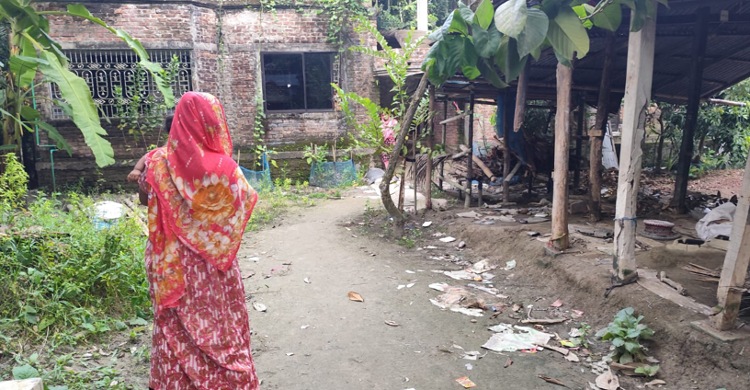 লক্ষ্মীপুরে প্রবাসীর চলাচলের জমি দখলের অভিযোগ ভাইয়ের বিরুদ্ধে, বন্টননামা করে অস্বীকার